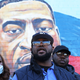 Terrence Floyd, the brother of George Floyd speaks at a candlelight vigil in celebration of George Floyd’s 47th birthday on October 14, 2020 in New York City.